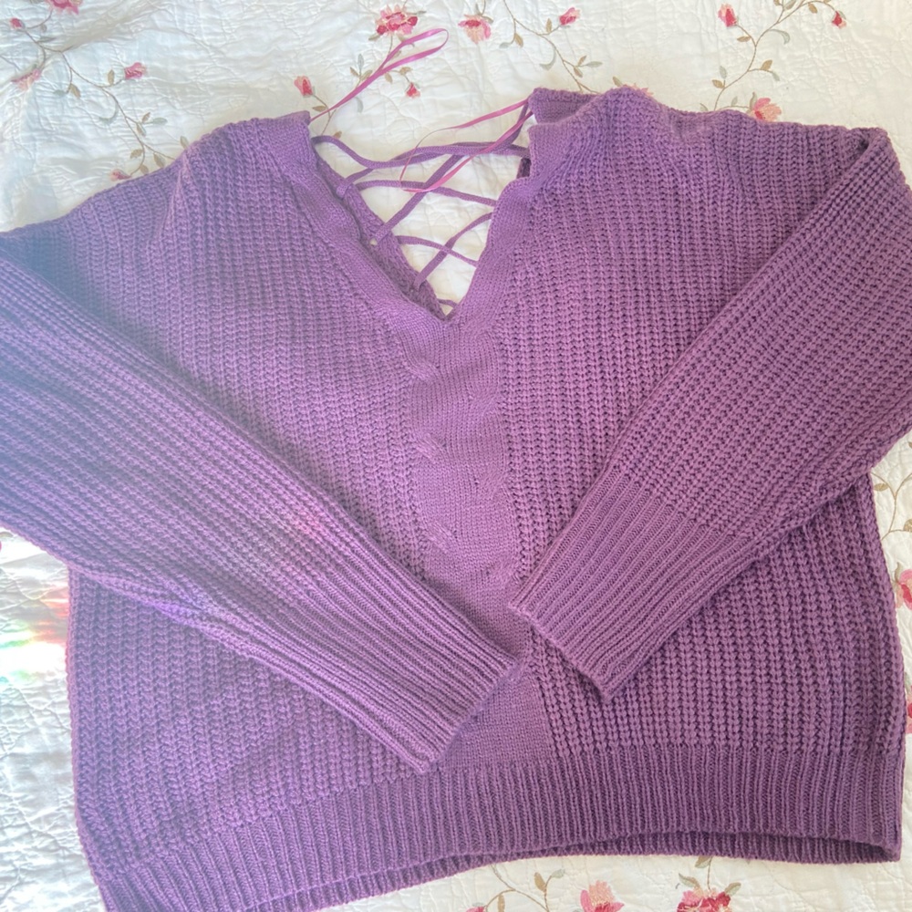 Purple sweater